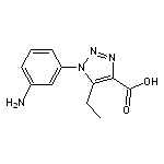 1-(3-aminophenyl)-5-ethyl-1H-1,2,3-triazole-4-carboxylic acid