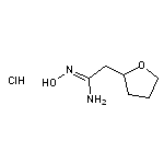 N’-hydroxy-2-(oxolan-2-yl)ethanimidamide hydrochloride