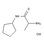 2-amino-N-cyclopentylpropanamide hydrochloride