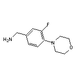 [3-fluoro-4-(morpholin-4-yl)phenyl]methanamine