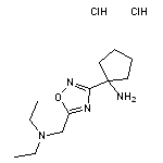 1-{5-[(diethylamino)methyl]-1,2,4-oxadiazol-3-yl}cyclopentan-1-amine dihydrochloride