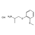 1-(2-aminopropoxy)-2-methoxybenzene hydrochloride