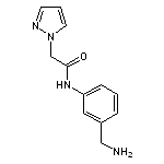 N-[3-(aminomethyl)phenyl]-2-(1H-pyrazol-1-yl)acetamide