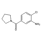 2-chloro-5-(pyrrolidin-1-ylcarbonyl)aniline