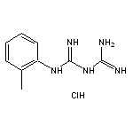 1-carbamimidamido-N-(2-methylphenyl)methanimidamide hydrochloride