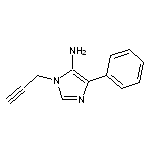 4-phenyl-1-(prop-2-yn-1-yl)-1H-imidazol-5-amine