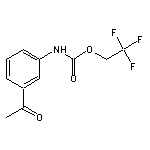 2,2,2-trifluoroethyl N-(3-acetylphenyl)carbamate