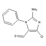 2-amino-4-chloro-1-phenyl-1H-imidazole-5-carbaldehyde