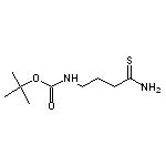 tert-butyl N-(3-carbamothioylpropyl)carbamate