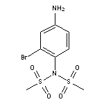 N-(4-amino-2-bromophenyl)-N-methanesulfonylmethanesulfonamide