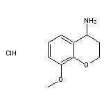 8-methoxy-3,4-dihydro-2H-1-benzopyran-4-amine hydrochloride