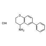 6-phenyl-3,4-dihydro-2H-1-benzopyran-4-amine hydrochloride