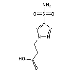 3-(4-sulfamoyl-1H-pyrazol-1-yl)propanoic acid