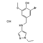 2-bromo-4-{[(1-ethyl-1H-pyrazol-4-yl)amino]methyl}-6-methoxyphenol hydrochloride