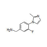 3-Fluoro-4-(2-methyl-1-imidazolyl)benzylamine