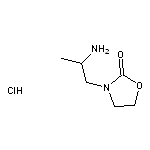 3-(2-aminopropyl)-1,3-oxazolidin-2-one hydrochloride