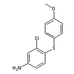 3-chloro-4-[(4-methoxyphenyl)sulfanyl]aniline