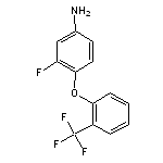 3-fluoro-4-[2-(trifluoromethyl)phenoxy]aniline