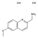 (6-methoxyquinolin-2-yl)methanamine dihydrochloride