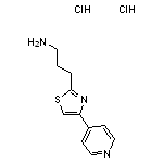 3-[4-(pyridin-4-yl)-1,3-thiazol-2-yl]propan-1-amine dihydrochloride