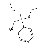 2,2-diethoxy-2-(pyridin-4-yl)ethan-1-amine