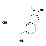 1-[3-(aminomethyl)phenyl]-N-methylmethanesulfonamide hydrochloride