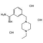 3-[(4-ethylpiperazin-1-yl)methyl]benzene-1-carboximidamide trihydrochloride