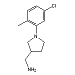 [1-(5-chloro-2-methylphenyl)pyrrolidin-3-yl]methanamine