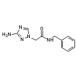 2-(3-amino-1H-1,2,4-triazol-1-yl)-N-benzylacetamide