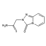 2-{3-oxo-2H,3H-[1,2,4]triazolo[4,3-a]pyridin-2-yl}ethanethioamide