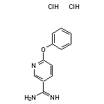 6-phenoxypyridine-3-carboximidamide dihydrochloride