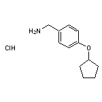 [4-(cyclopentyloxy)phenyl]methanamine hydrochloride