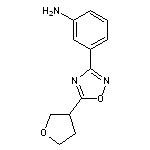 3-[5-(oxolan-3-yl)-1,2,4-oxadiazol-3-yl]aniline