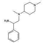 N-(2-amino-2-phenylethyl)-N,1-dimethylpiperidin-4-amine