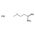 3-(methylsulfanyl)propanimidamide hydrochloride