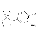 2-(3-amino-4-chlorophenyl)-1$l^{6},2-thiazolidine-1,1-dione