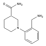 1-[2-(aminomethyl)phenyl]piperidine-3-carboxamide