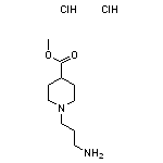 methyl 1-(3-aminopropyl)piperidine-4-carboxylate dihydrochloride