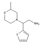 2-(2-methylmorpholin-4-yl)-2-(thiophen-2-yl)ethan-1-amine