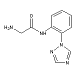 2-amino-N-[2-(1H-1,2,4-triazol-1-yl)phenyl]acetamide