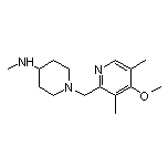 1-[(4-Methoxy-3,5-dimethyl-2-pyridyl)methyl]-N-methylpiperidin-4-amine