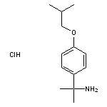 2-[4-(2-methylpropoxy)phenyl]propan-2-amine hydrochloride