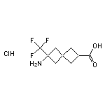 6-amino-6-(trifluoromethyl)spiro[3.3]heptane-2-carboxylic acid hydrochloride