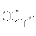 3-[(2-aminophenyl)sulfanyl]-2-methylpropanenitrile