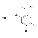 1-(2,4-dichloro-5-fluorophenyl)ethan-1-amine hydrochloride