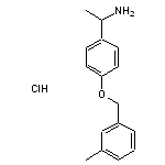 1-{4-[(3-methylphenyl)methoxy]phenyl}ethan-1-amine hydrochloride