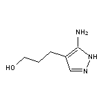 3-(5-amino-1H-pyrazol-4-yl)propan-1-ol