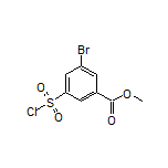 methyl 3-bromo-5-(chlorosulfonyl)benzoate