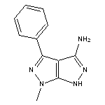 6-methyl-4-phenyl-1H,6H-[1,2]diazolo[3,4-c]pyrazol-3-amine