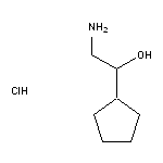 2-amino-1-cyclopentylethan-1-ol hydrochloride